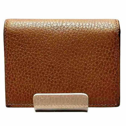 Gucci Gg Marmon 456126 Beige Leather Bi-Fold Wallet