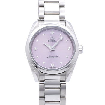 Omega Seamaster Aqua Terra 4-Piece Diamond Watch 220.10.28.60.60.001 Quartz Stainless Steel
