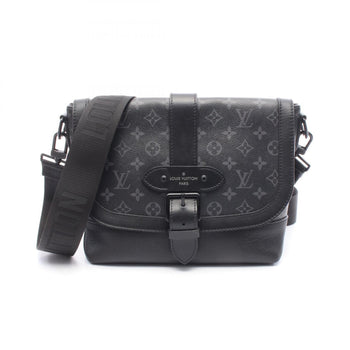 Louis Vuitton Saumur Messenger Shoulder Bag In Coated Canvas And Leather