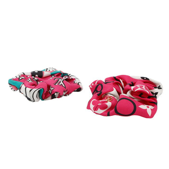 Louis Vuitton Hair Accessory Scrunchie Set - Animogram Zebra Silk M90710 Louis Vuitton