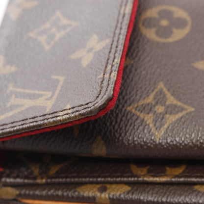 Louis Vuitton Vivacite Mm Shoulder Bag Coated Canvas Leather Monogram