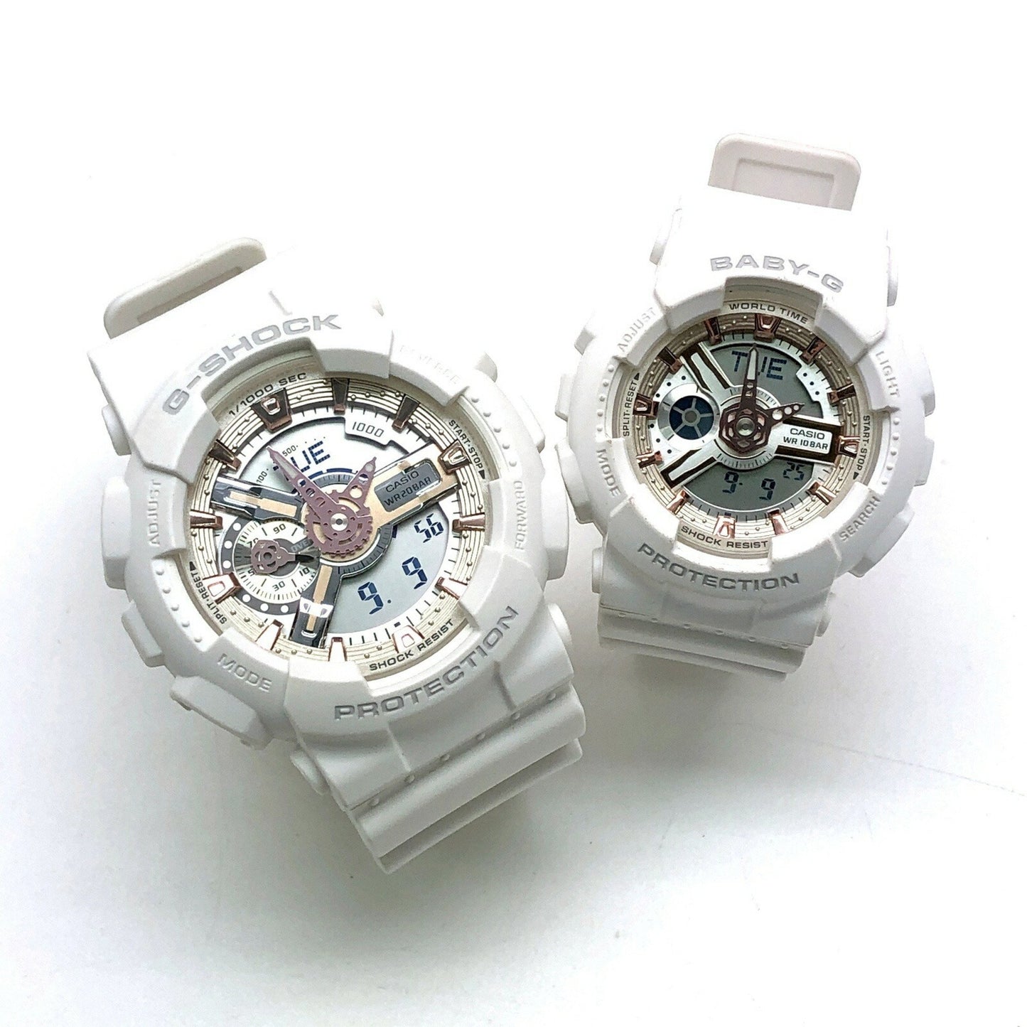 G-Shock Casio Lov-24A-7A Lover'S Collection 2024 White Rose Angel And Devil Watch