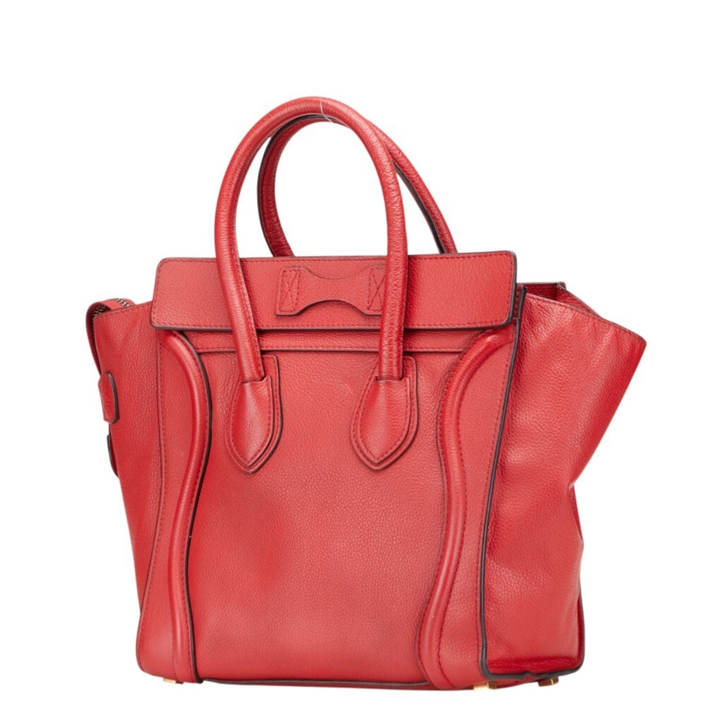 Celine Luggage Nano Shopper Handbag Leather