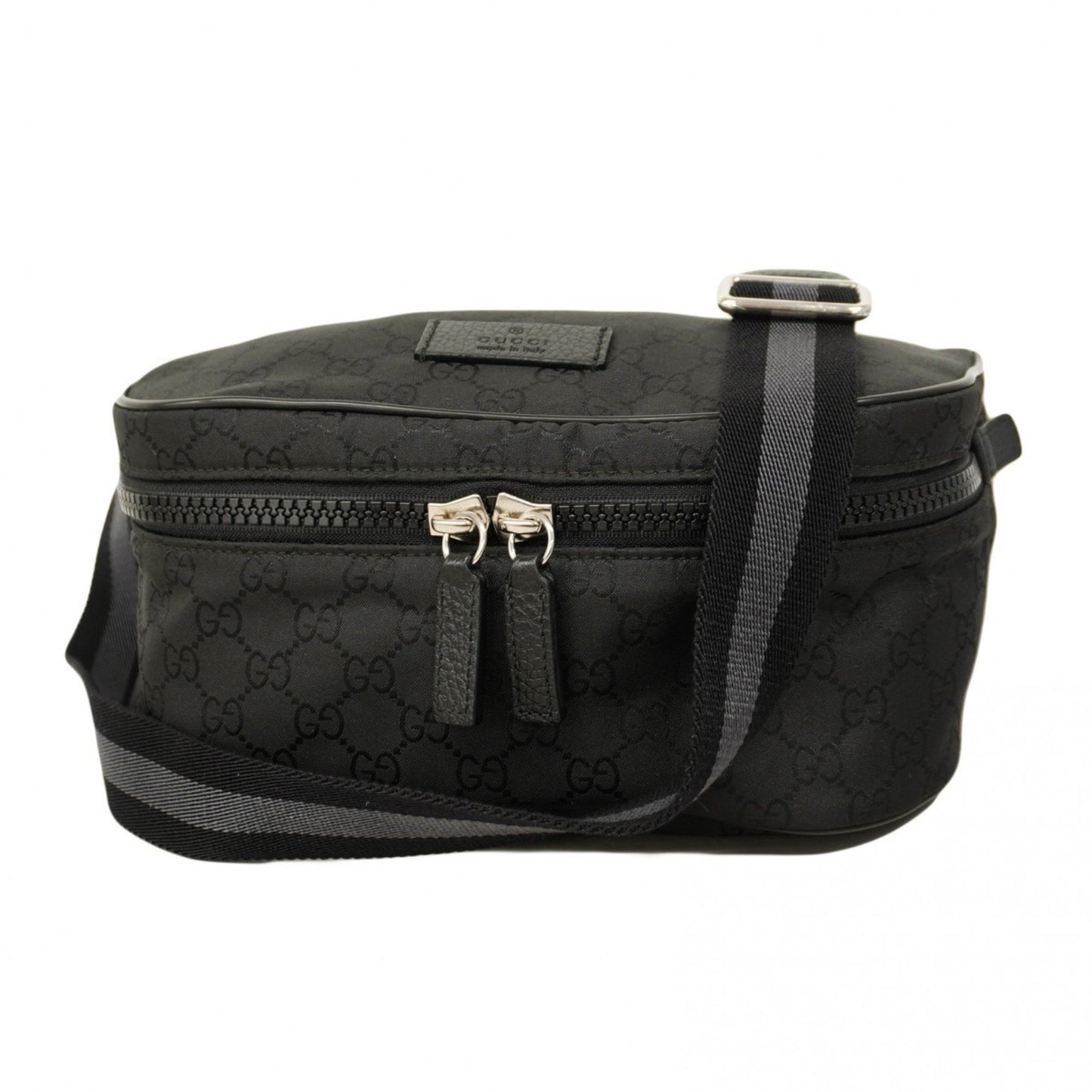 Gucci Gg Nylon Waist Bag 449182 Black