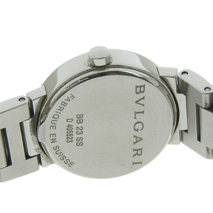 Bvlgari Watch Bb23Ss Stainless Steel Quartz Analog Display White Dial