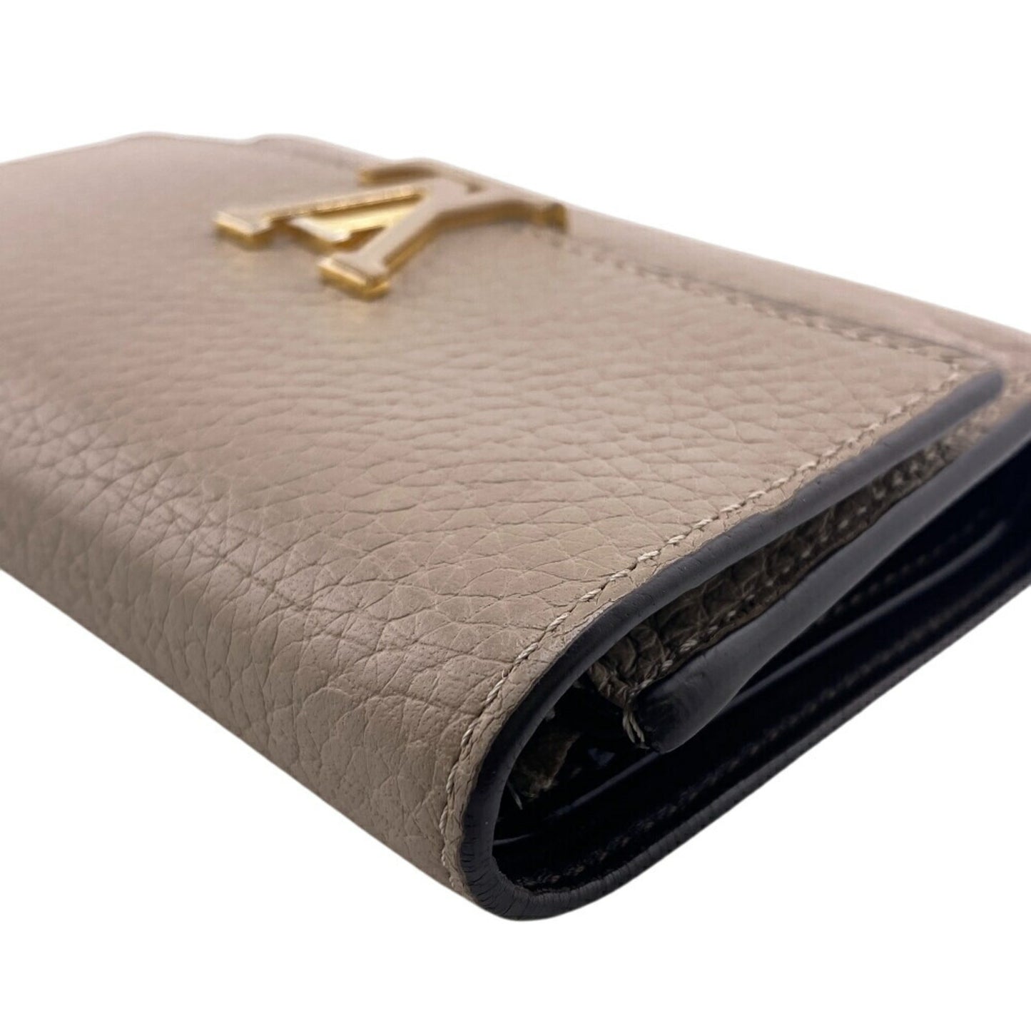 Louis Vuitton M62159 Portefeuille Capucines Compact Wallet Lv Tri-Fold Beige