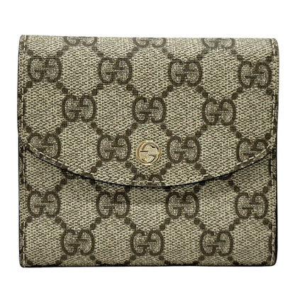 Gucci Gg Supreme Interlocking G Bifold Wallet For Women