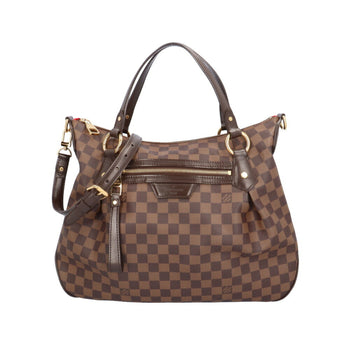 Louis Vuitton Evora Mm Damier Shoulder Bag Canvas N41131 Brown