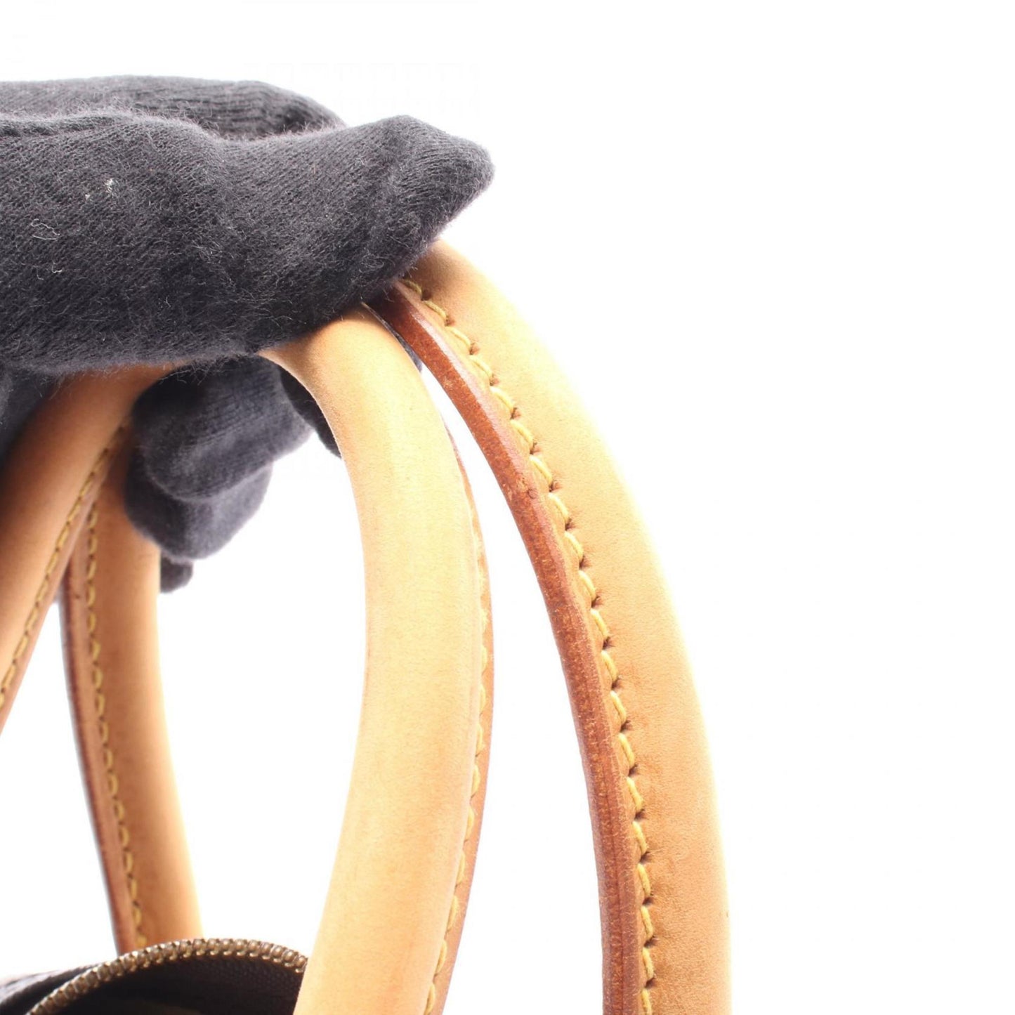 Louis Vuitton Deauville Bowling Vanity Monogram Handbag In Coated Canvas And Leather