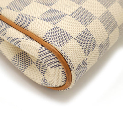 Louis Vuitton Damier Azur Eva Pouch Chain Bag Shoulder N55214