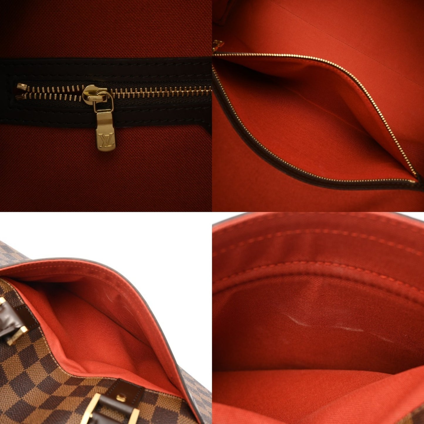 Louis Vuitton Damier Nolita Brown N41455 Men'S/Women'S Canvas Handbag