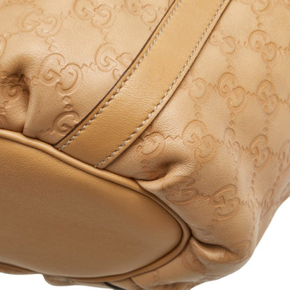 Gucci Guccissima Tote Bag 211982 Beige Leather