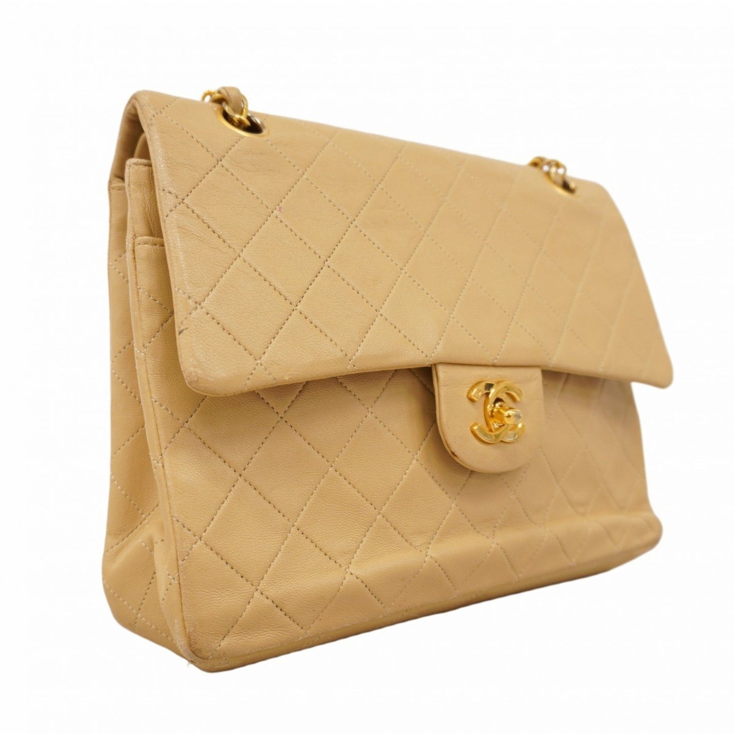 Chanel Matelasse Shoulder Bag With Double Flap And Chain