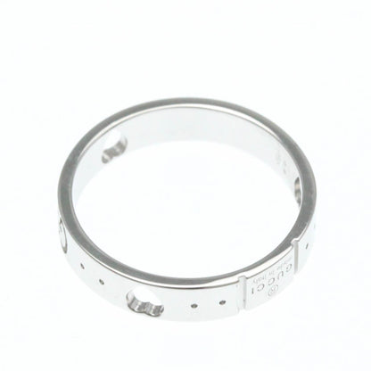 Gucci Icon Heart Ring White Gold (18K) Fashion No Stone Band Ring Silver