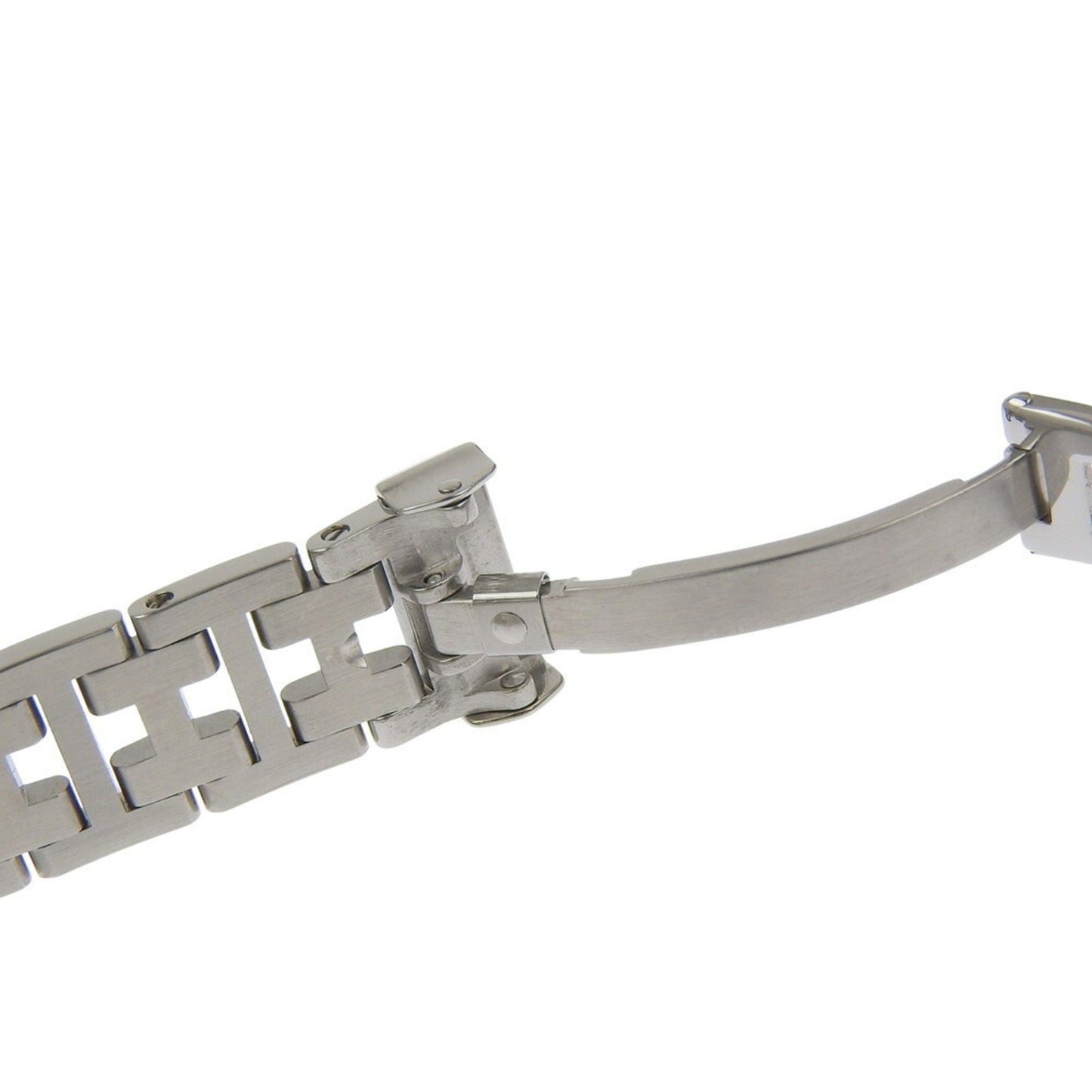 Like New Herms Clipper Date Cl4 210 Watch With A Light Blue Dial