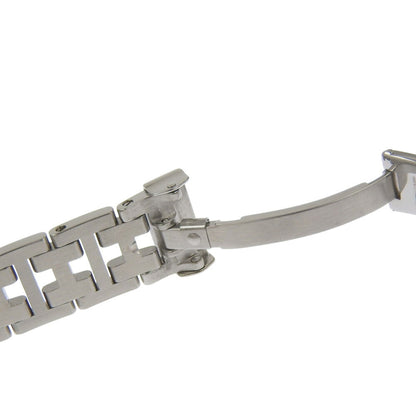 Like New Herms Clipper Date Cl4 210 Watch With A Light Blue Dial