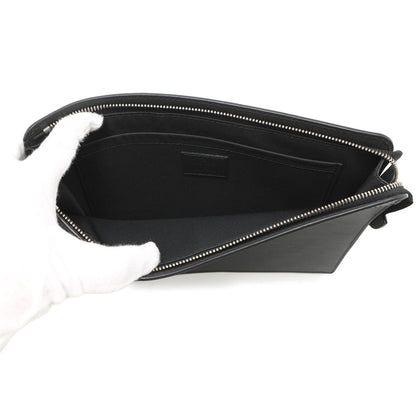 Louis Vuitton Clutch Bag Damier Infini Stand Pouch N60450 Louis Vuitton Black Second