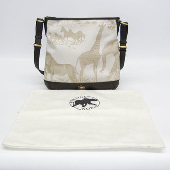 Hunting World Safari Embroidery Women'S Leather