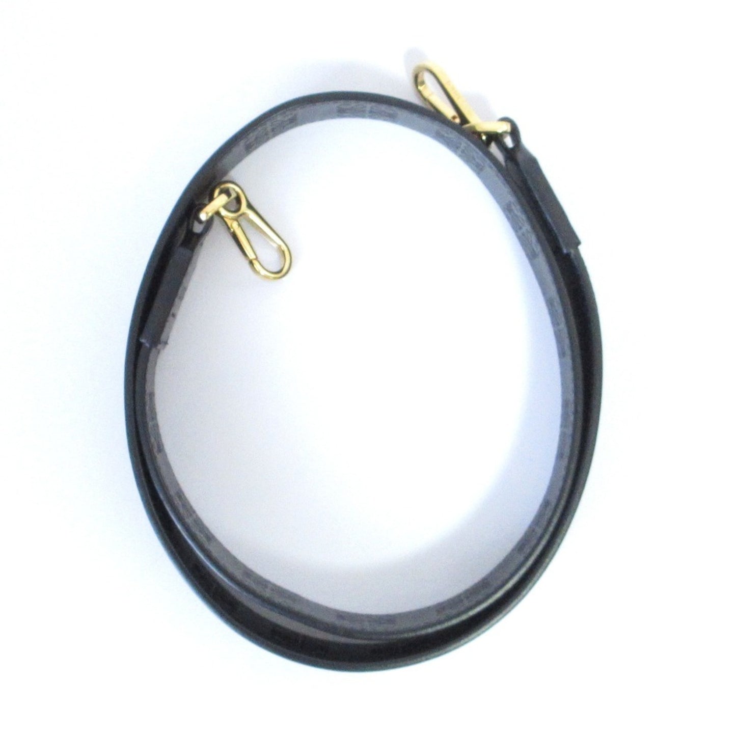 Loewe Anagram Logo Leather Shoulder Strap In Black