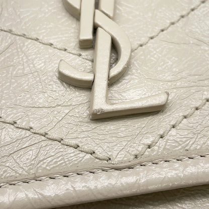 Yves Saint Laurent Niki Baby Leather Bag 6331600En049207 Saint Laurent Paris White