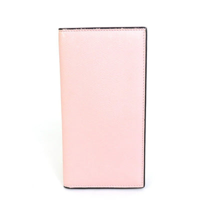 Valextra Card Case Leather Light Pink