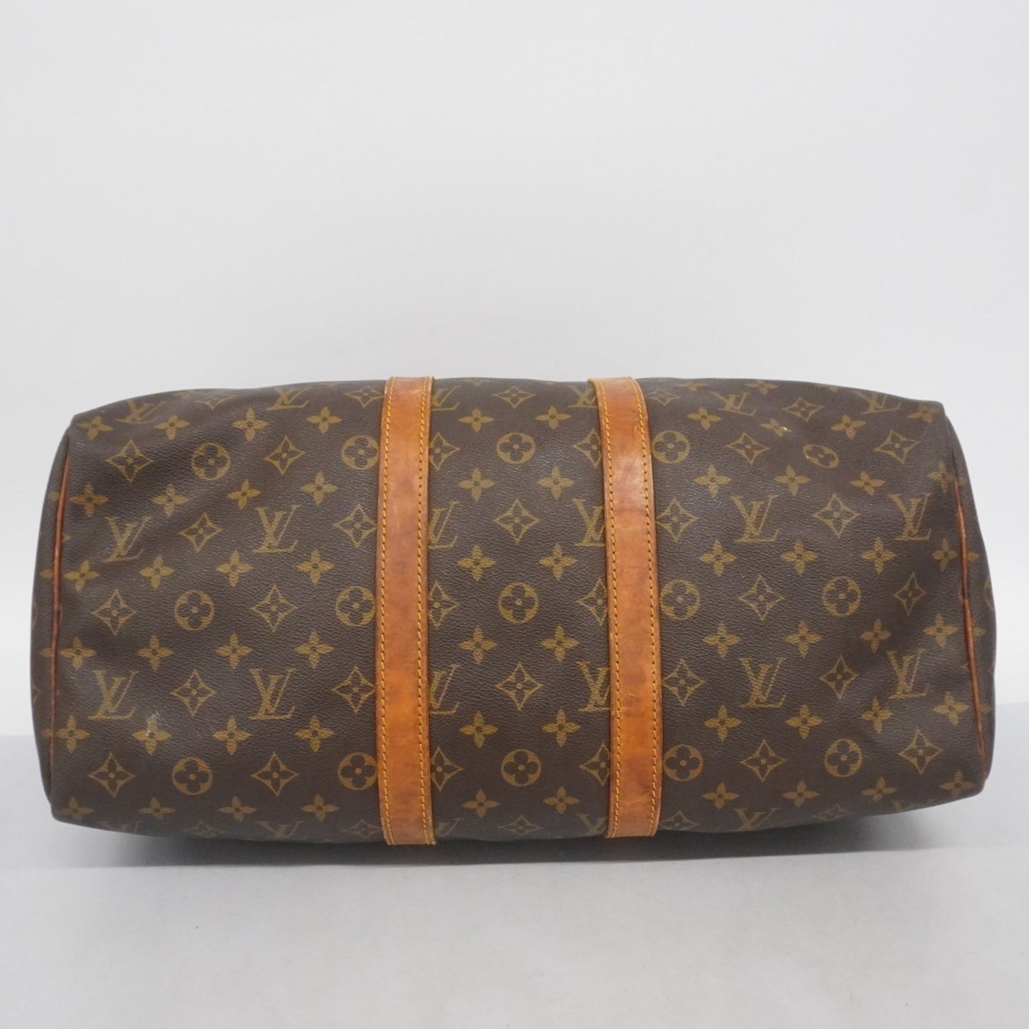 Louis Vuitton Monogram Keepall 45 Boston Bag M41428 Brown