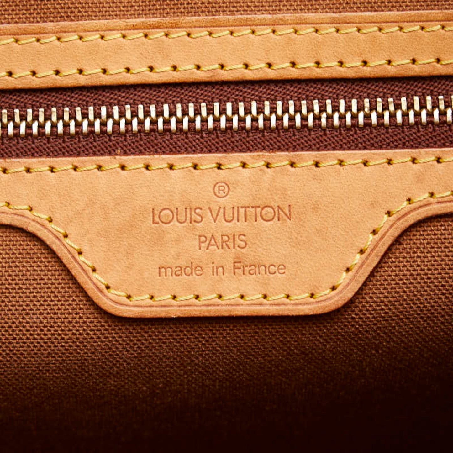 Louis Vuitton Monogram Vavin Gm Shoulder Bag Tote M51170 Brown Leather