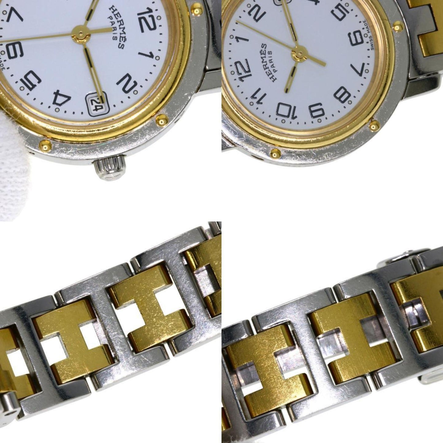 Herms Cl4.220 Clipper Watch In Stainless Steel/Ssxgp