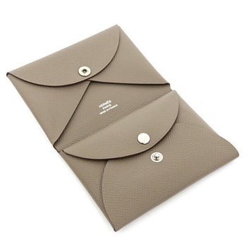 Hermes Wallet Etoupe Gray