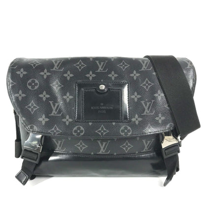 Louis Vuitton M40511 Monogram Eclipse Messenger Voyage Pm Crossbody Flap Shoulder Bag In Canvas