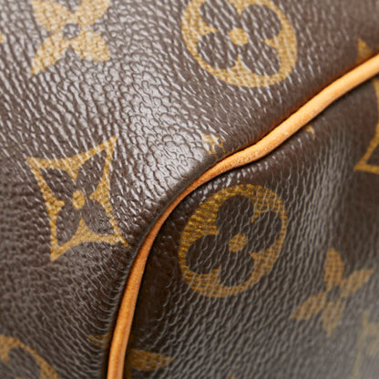 Louis Vuitton Monogram Speedy 35 Handbag/Boston Bag/Travel Bag M41524 Brown Leather