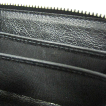 Gucci Interlocking G Coin Case 581530 Leather Card Case Black