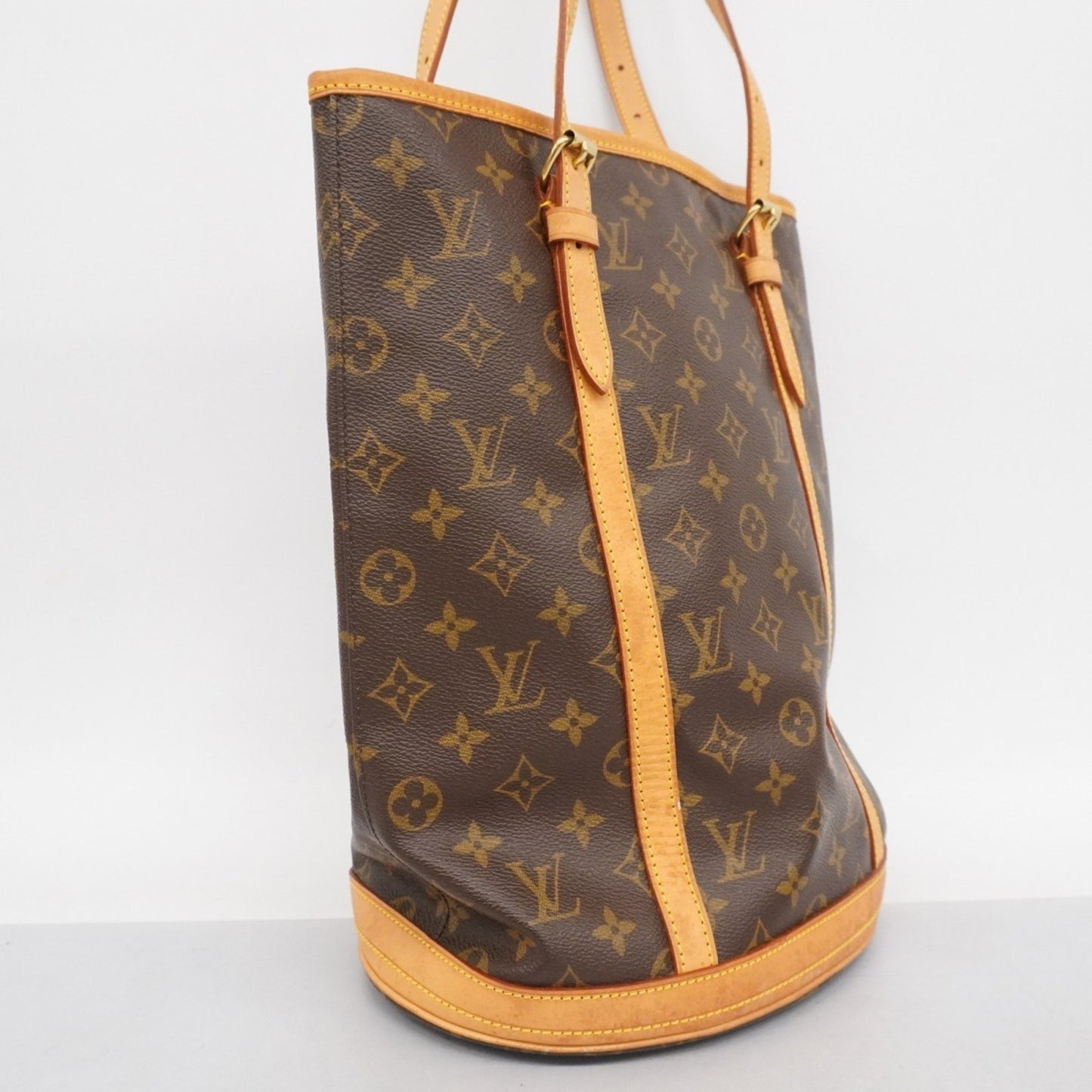 Louis Vuitton Monogram Bucket Gm Tote Bag M42236 Brown