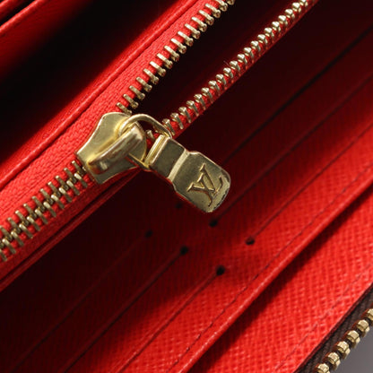 Louis Vuitton Zippy Wallet Monogram Coquelicot Round Long