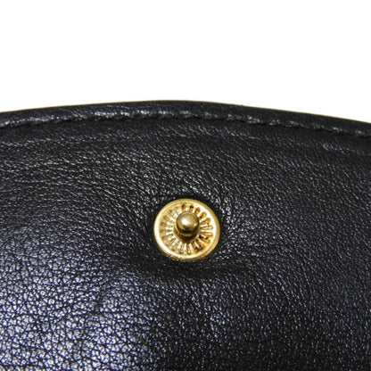 Chanel Coin Case Compact Flap Coco Mark Cc 3Rd Series Deca Caviar Skin Black