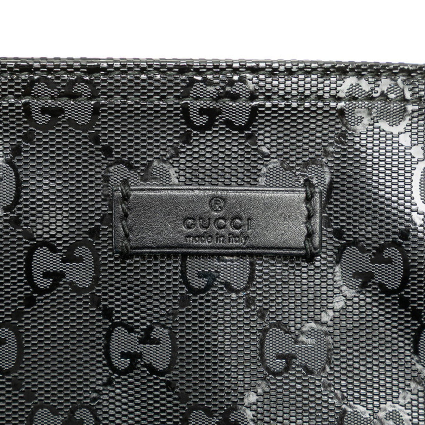 Gucci Gg Imprime Shoulder Bag 201446 Moss Green Pvc Leather
