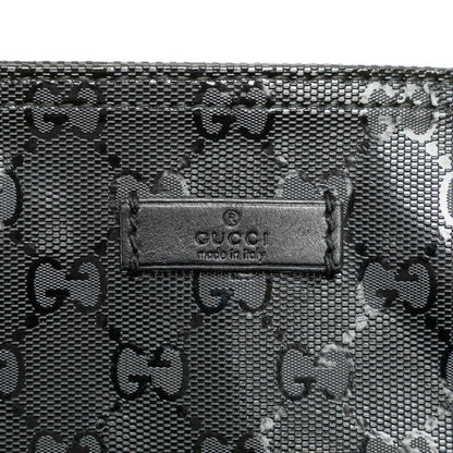 Gucci Gg Imprime Shoulder Bag 201446 Moss Green Pvc Leather