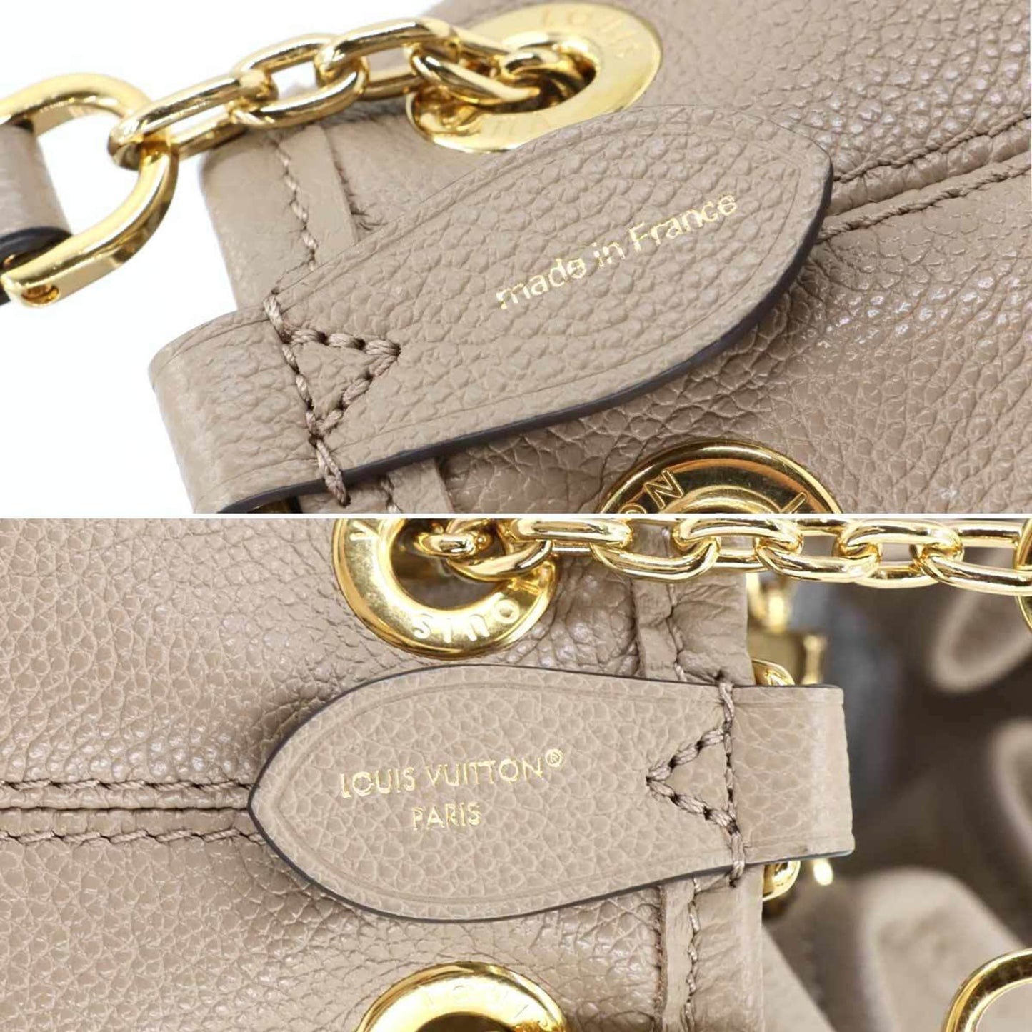 Louis Vuitton Two-Tone Monogram Empreinte Lv Bundle 2-Way Handbag/Shoulder Bag In Leather