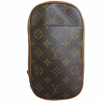 Louis Vuitton Louis Vuitton Body Bag Monogram Pochette Ganju Canvas Brown