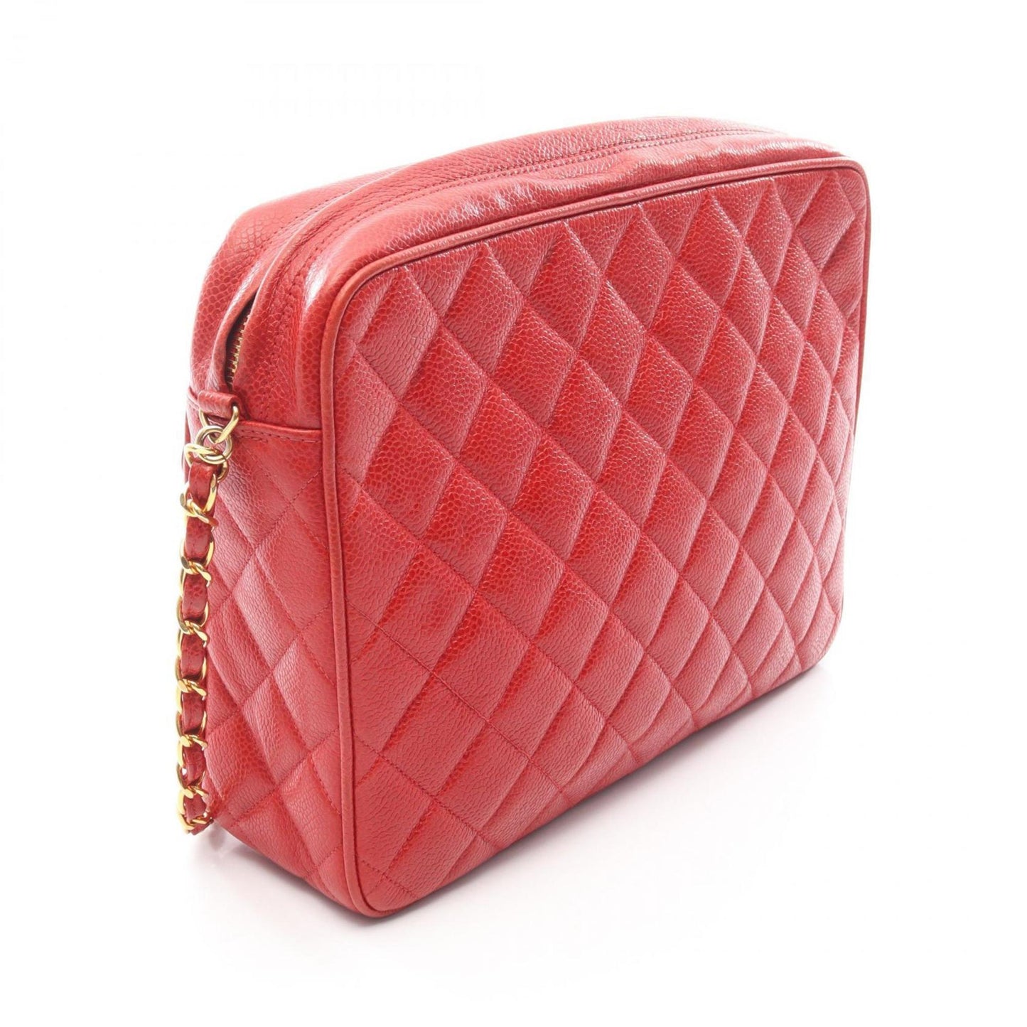 Chanel Matelasse Shoulder Bag In Calfskin Leather