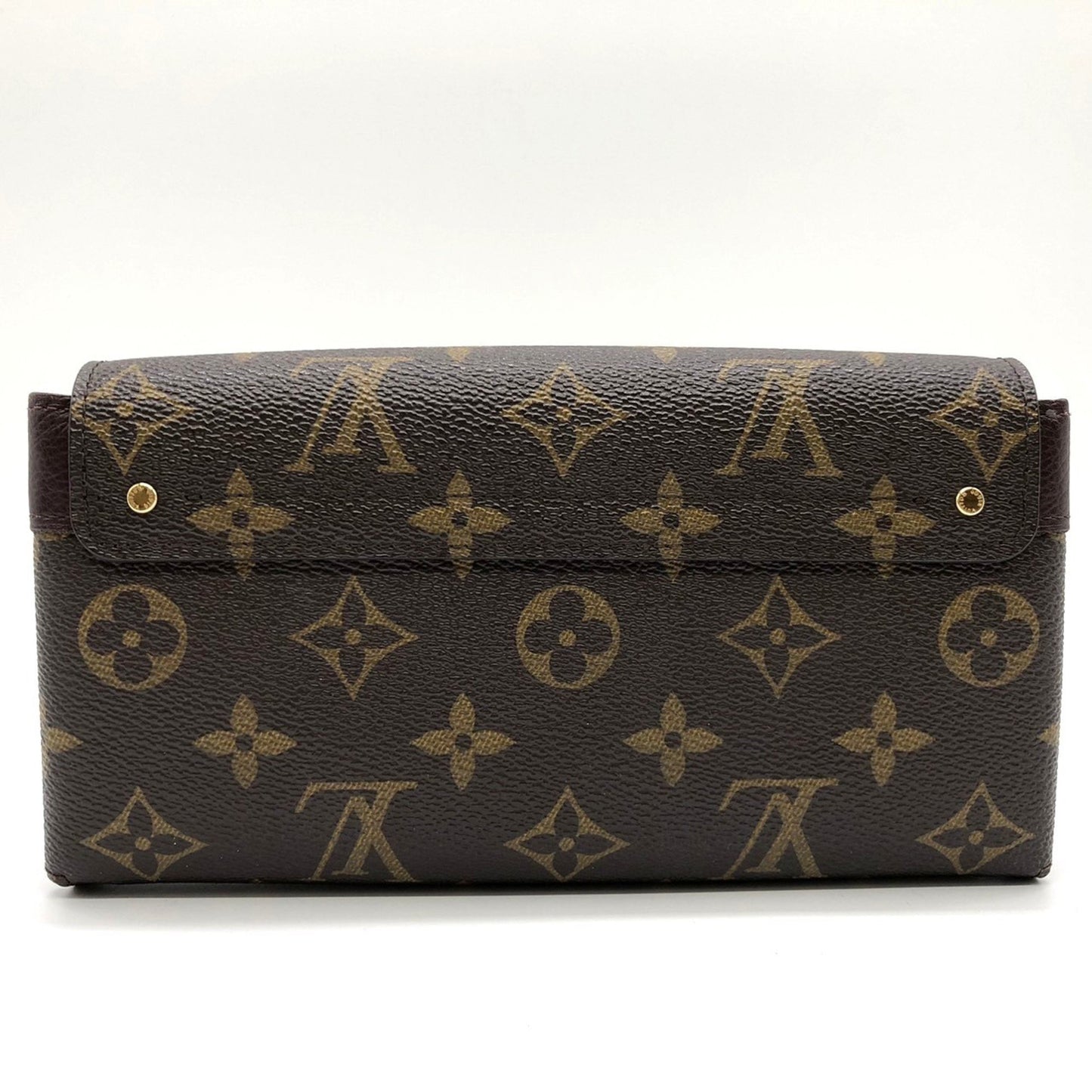 Louis Vuitton M60362 Portefeuille Elysee Long Wallet Brown Monogram Canvas Leather