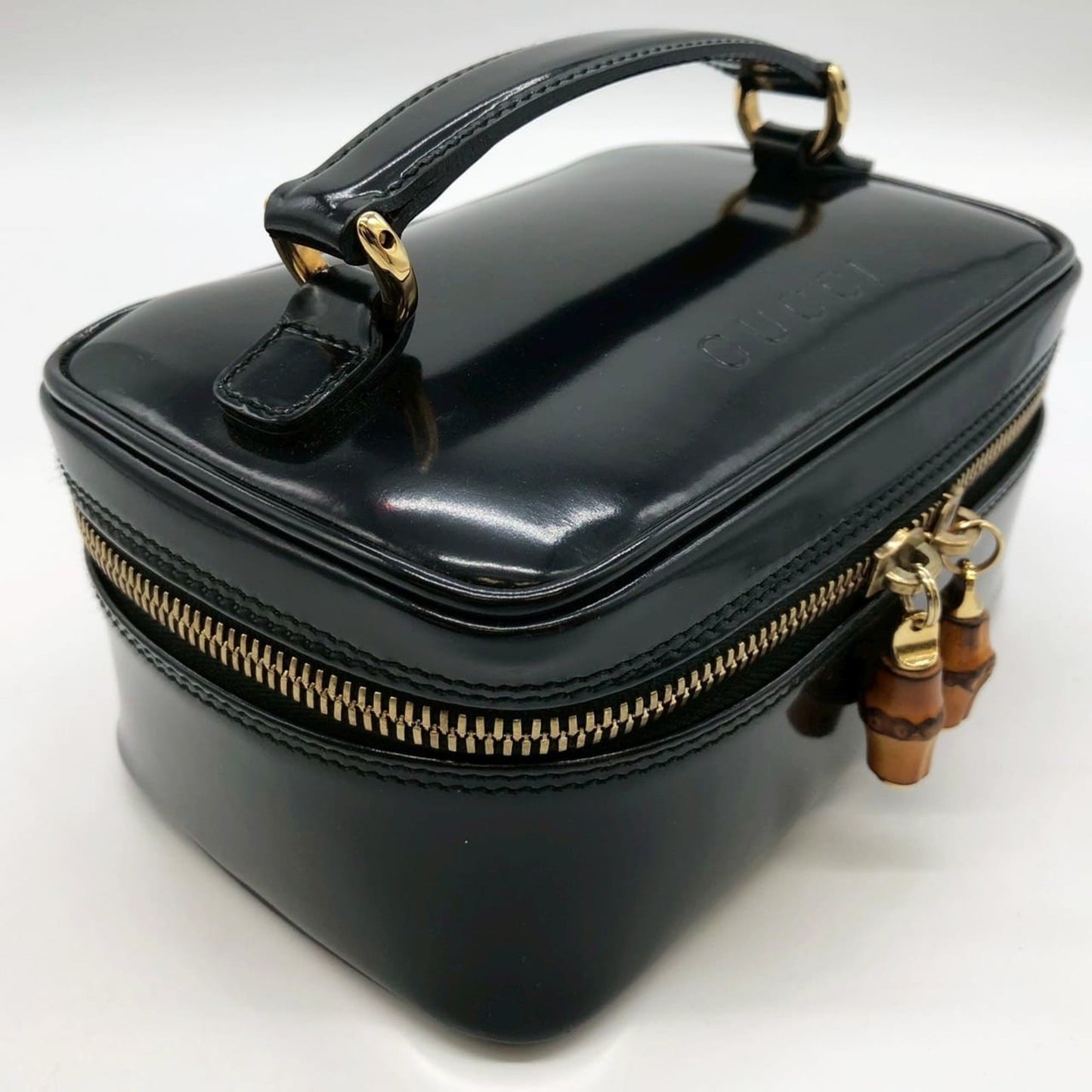 Leather Gucci Handbag Patent