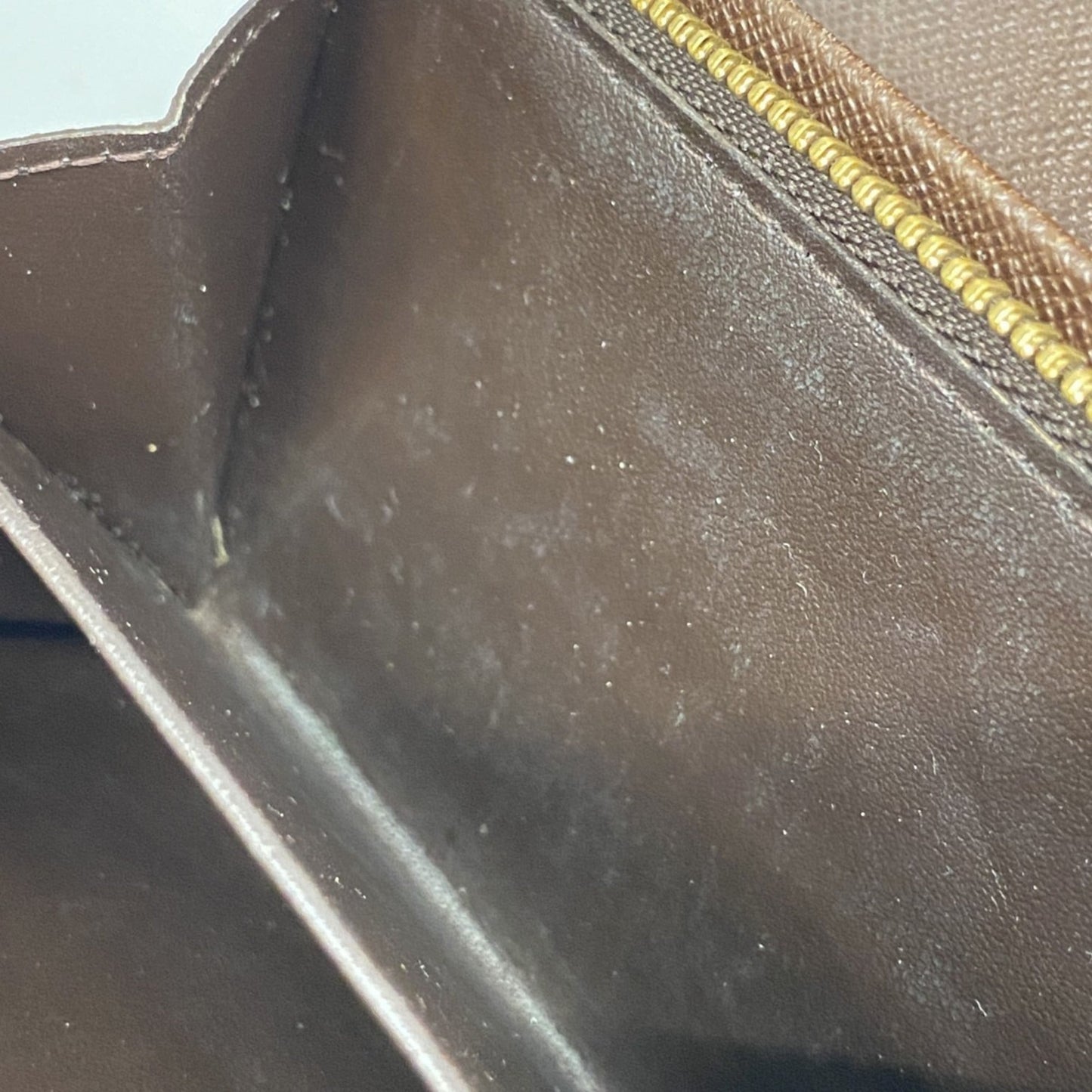 Louis Vuitton Damier Porte Monnaie Billet Tresor Wallet N61730 Ebene