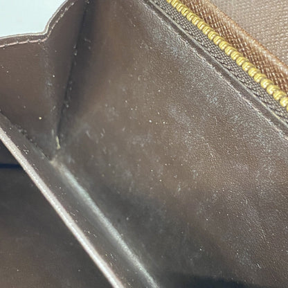 Louis Vuitton Damier Porte Monnaie Billet Tresor Wallet N61730 Ebene