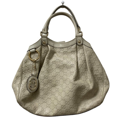 Gucci Gg Shima Sukey Handbag 1944 Off-White