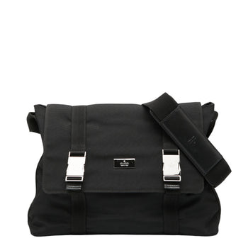 Gucci Crossbody Shoulder Bag/Messenger Bag 122373 Black Nylon