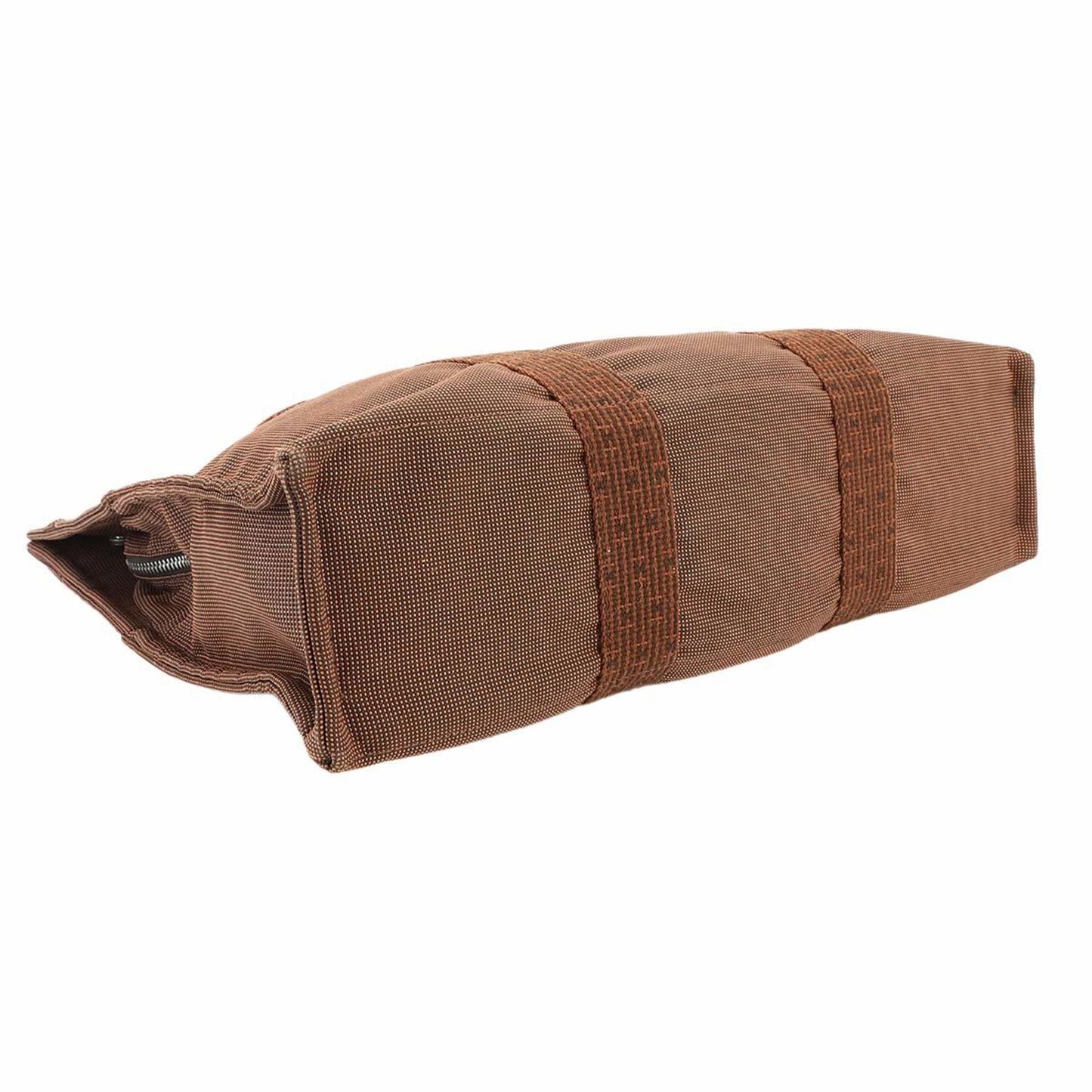 Hermes Herms Herline Mm Tote Bag In Brown Canvas