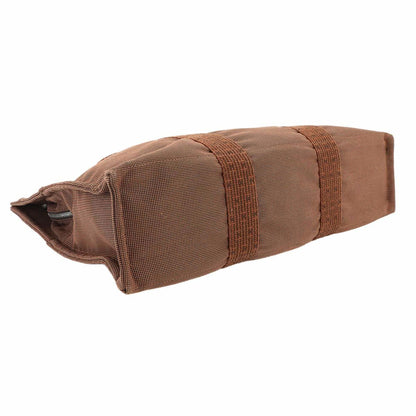 Hermes Herms Herline Mm Tote Bag In Brown Canvas