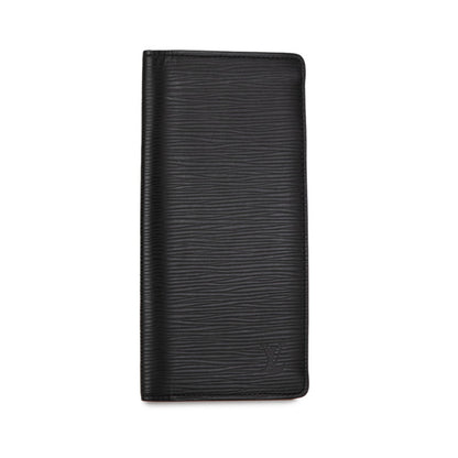 Louis Vuitton Epi Portefeuille Brazza Long Wallet M60622 Noir Black Leather