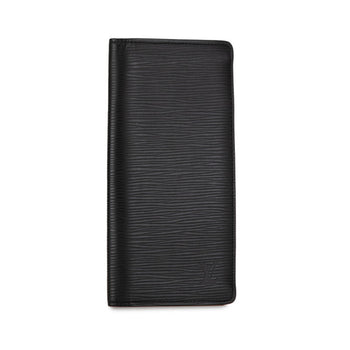 Louis Vuitton Epi Portefeuille Brazza Long Wallet M60622 Noir Black Leather